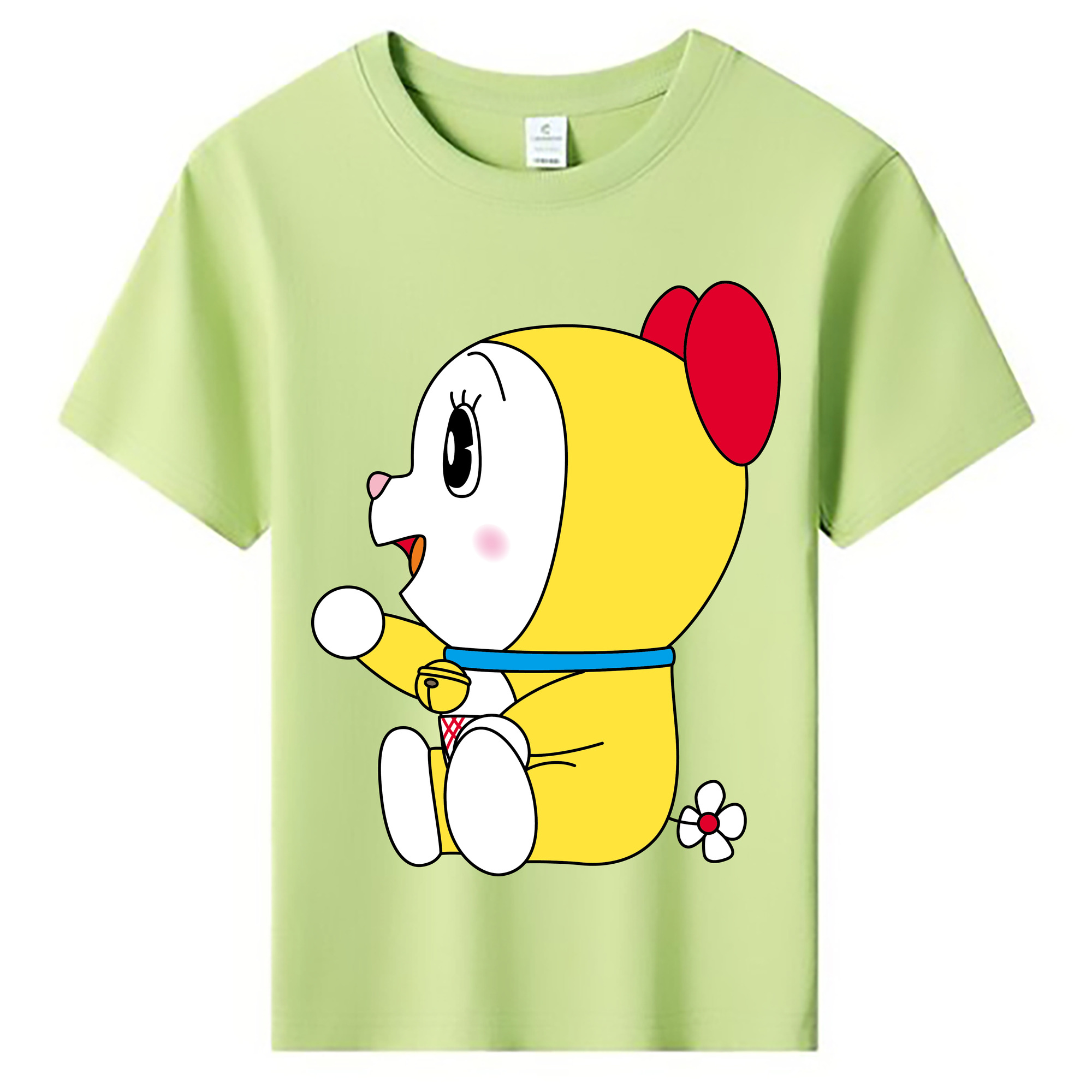 （画像用） ドラえもん ドラミ Doraemon Dorami 綿100％キッズTシャツ（フロントプリント）